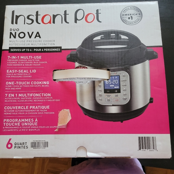 Instant pot 6qt duo nova NWOT - Picture 3 of 5